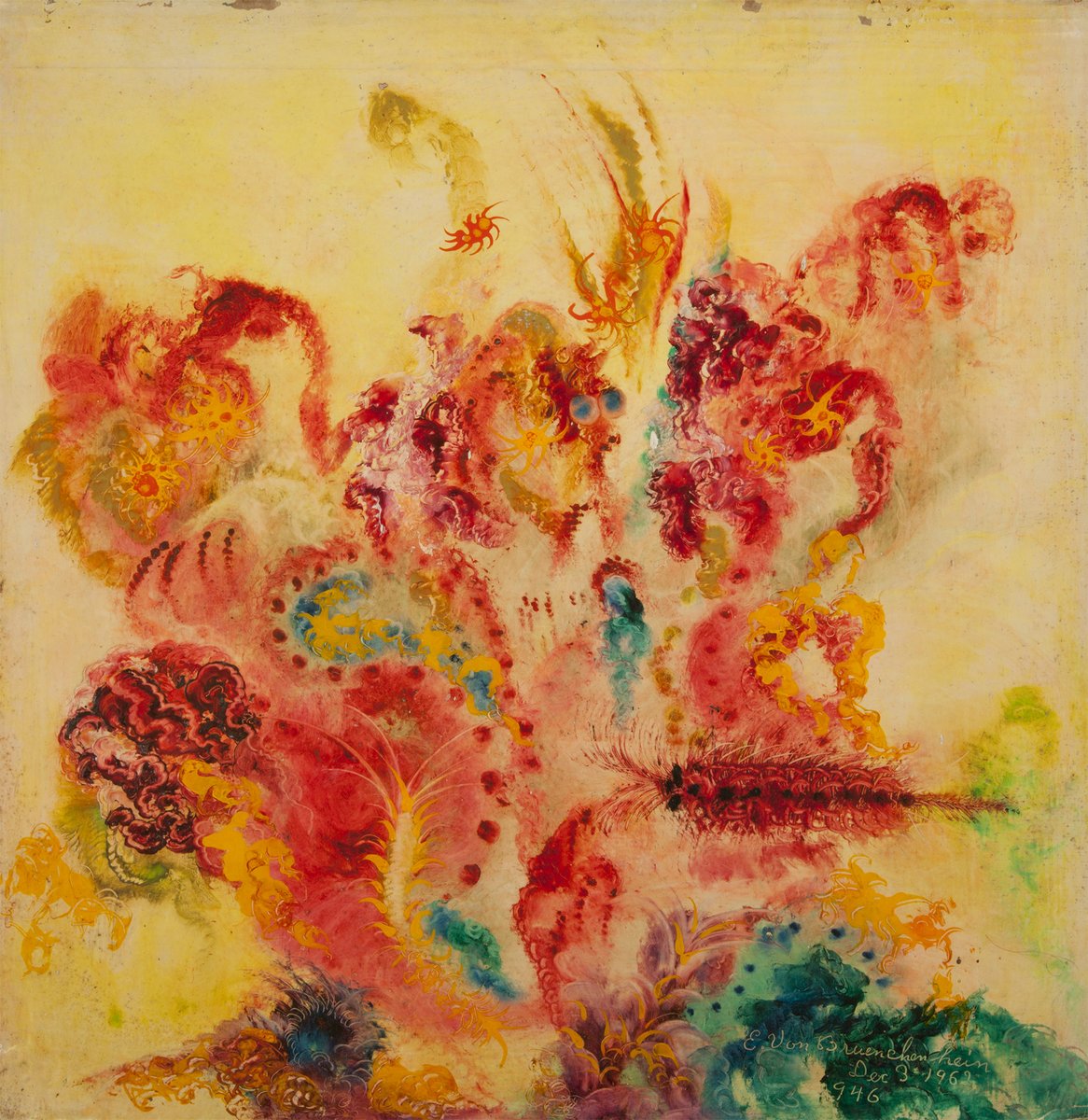 DePaulArtMuseum's tweet photo. Thank you for the lovely #MuseumBouquet, @NUBlockMuseum! We're sharing this botanical work by #EugeneVonBruenchenhein from the #DPAMCollection with our friends at the @HarnMuseumofArt 💐 https://t.co/5vvkuuGQkE