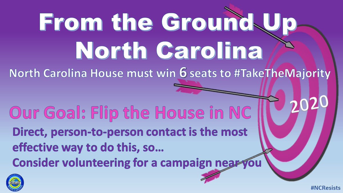 Democratic candidates for NC House/16 #HD69  @pam4nchouse Website:  https://bit.ly/3dwuR20  #HD70 Susan Lee (Susie) ScottMore info coming #HD71  @2682_306 Rep. Evelyn TerryFB Link:  https://bit.ly/2y3qFqk  #HD72  @Amber_M_BakerWebsite:  https://bit.ly/2vNJ35Q  #TakeTheMajority