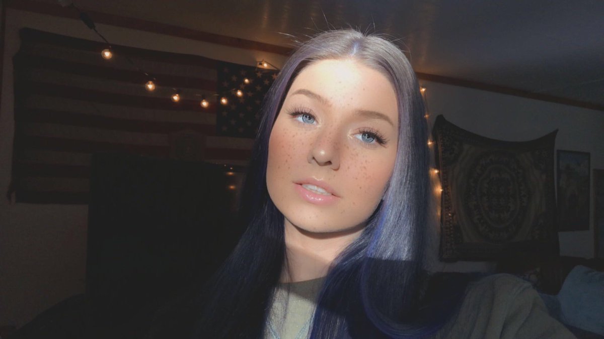 chey_wilson2's tweet photo. Dropping in my blue hair https://t.co/ytMOsMlHlO