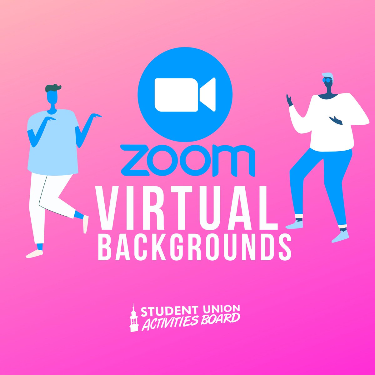 Want to spice up your Zoom calls during class? We compiled a variety of Virtual Backgrounds for you all. Click the Link and download away! #SUABGotYou

bit.ly/2JflBBH