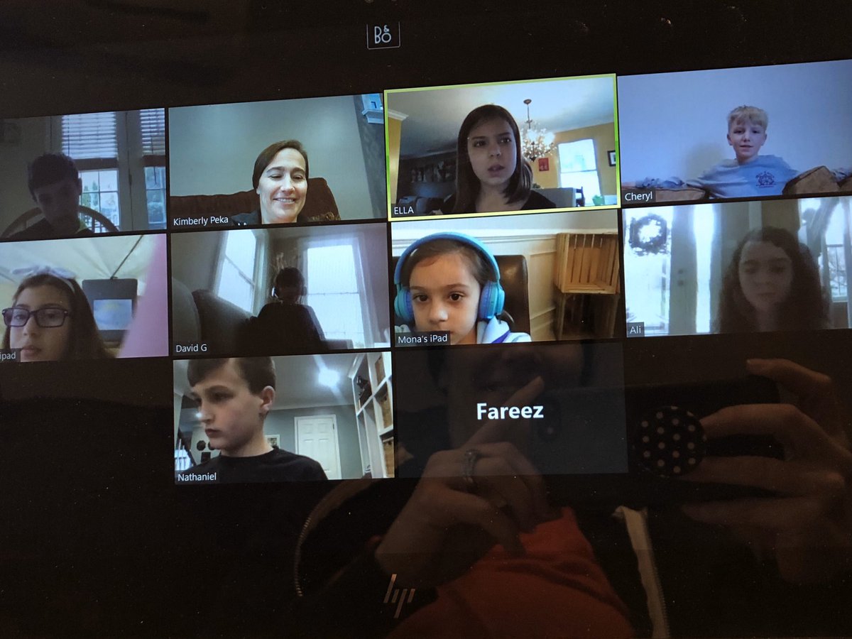 Today was by far the best morning of distance learning for TeamPeka thus far! It was great seeing the students faces and getting the chance to catch up! Can’t wait for our next Zoom chat! <a href="/CBMillCreek/">CBMillCreek</a> Thanks @cblitoub for your help with Zoom!