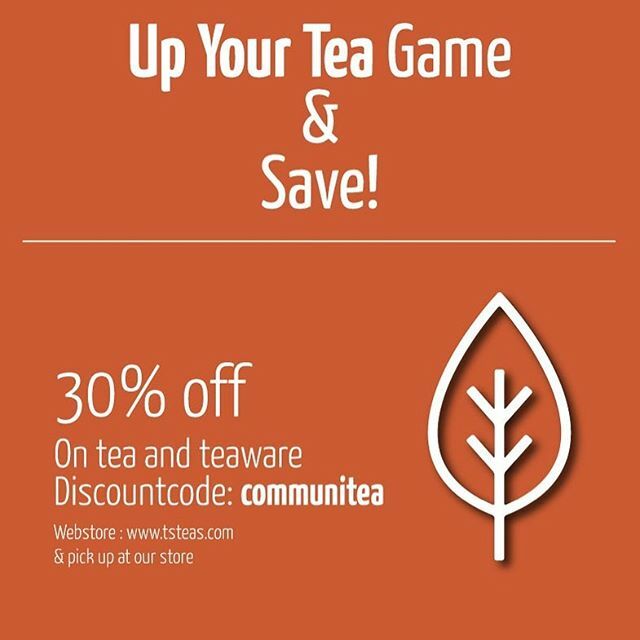 For all our indoorstaying-tealoving friends we have a special 30% discount code that you can use in our webshop. Link to website in our bio. 
Don’t forget to use the code COMMUNITEA at check/out.

The 30% is also applicable in our Teashop on the Jan Ever… ift.tt/2WJngre