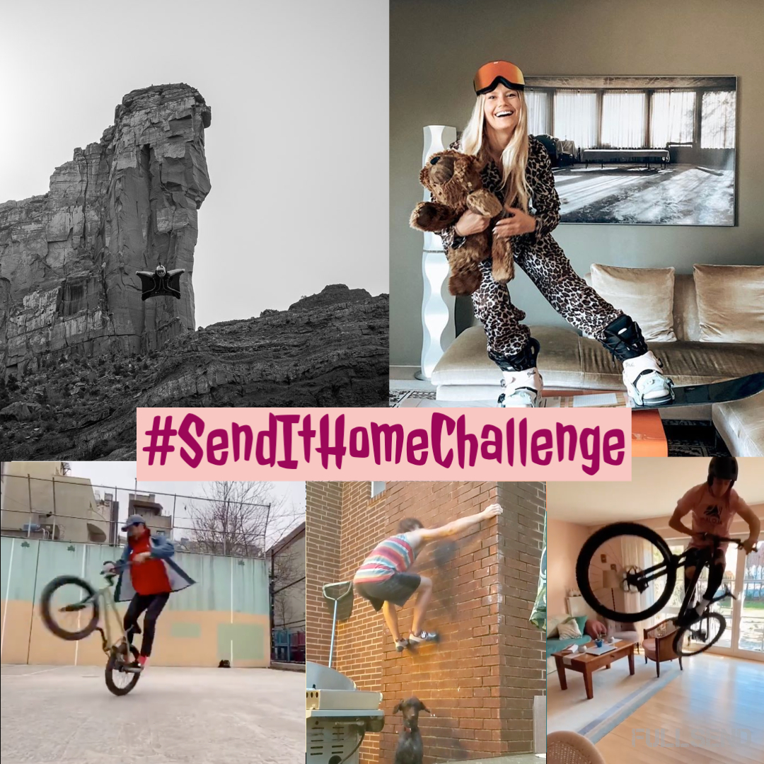 Introducing the #SendItHomeChallenge!!! 🤘Are you sending it from quarantine &amp; shredding social distancing? WE WANT TO HEAR FROM YOU! note: you must be complying with social distancing rules/recreating locally to be featured.  Stay positive. Stay active. Stay local.