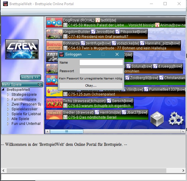 Während der Corona Ausgangsbeschränkung trifft sich der Spieletreff Kitzingen Online in der Brettspielwelt spieletreff-kitzingen.de/online-spielet…