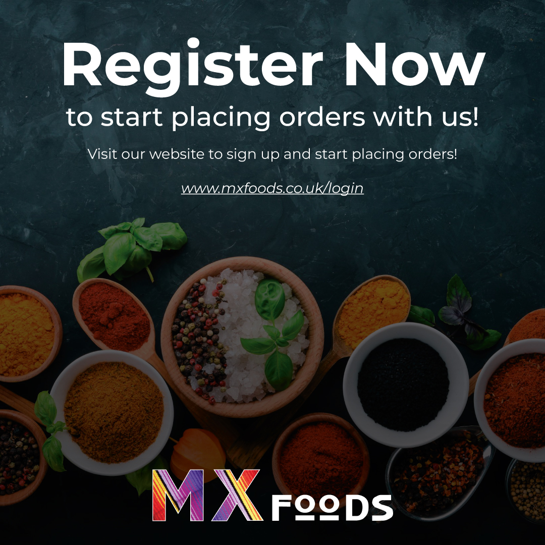 If you would to place an order with us, please sign up on our website!

Register at: mxfoods.co.uk/login