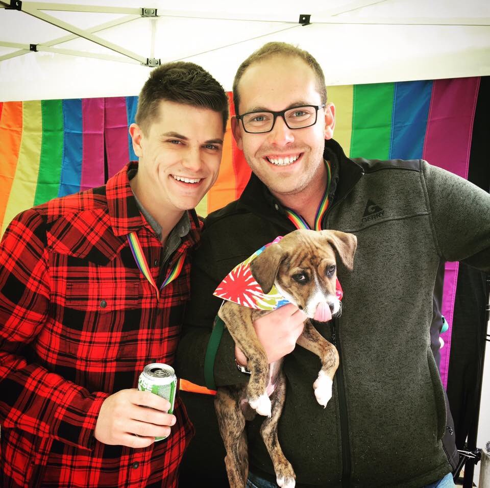 Matt_Kroschel's tweet photo. 3 years ago today, we were celebrating #BreckPride and it was Harvey’s first public appearance after adopting him from a rescue. Can’t wait for life to get back to normal.
I miss you all. 😘#DoingMyPartCO #colorado #pride #breckenridge https://t.co/NhYgsiOAVe