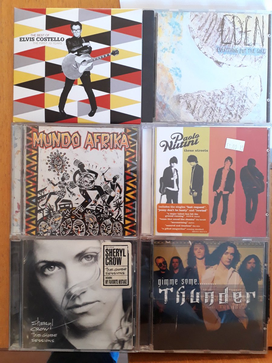 KevinJButton's tweet image. Day 2 - Working from home.
Today's music to work to was by Everything but the girl, Thunder, Elvis Costello, Paolo Nutini, Sheryl Crow and some African tunes.
#randomcollection