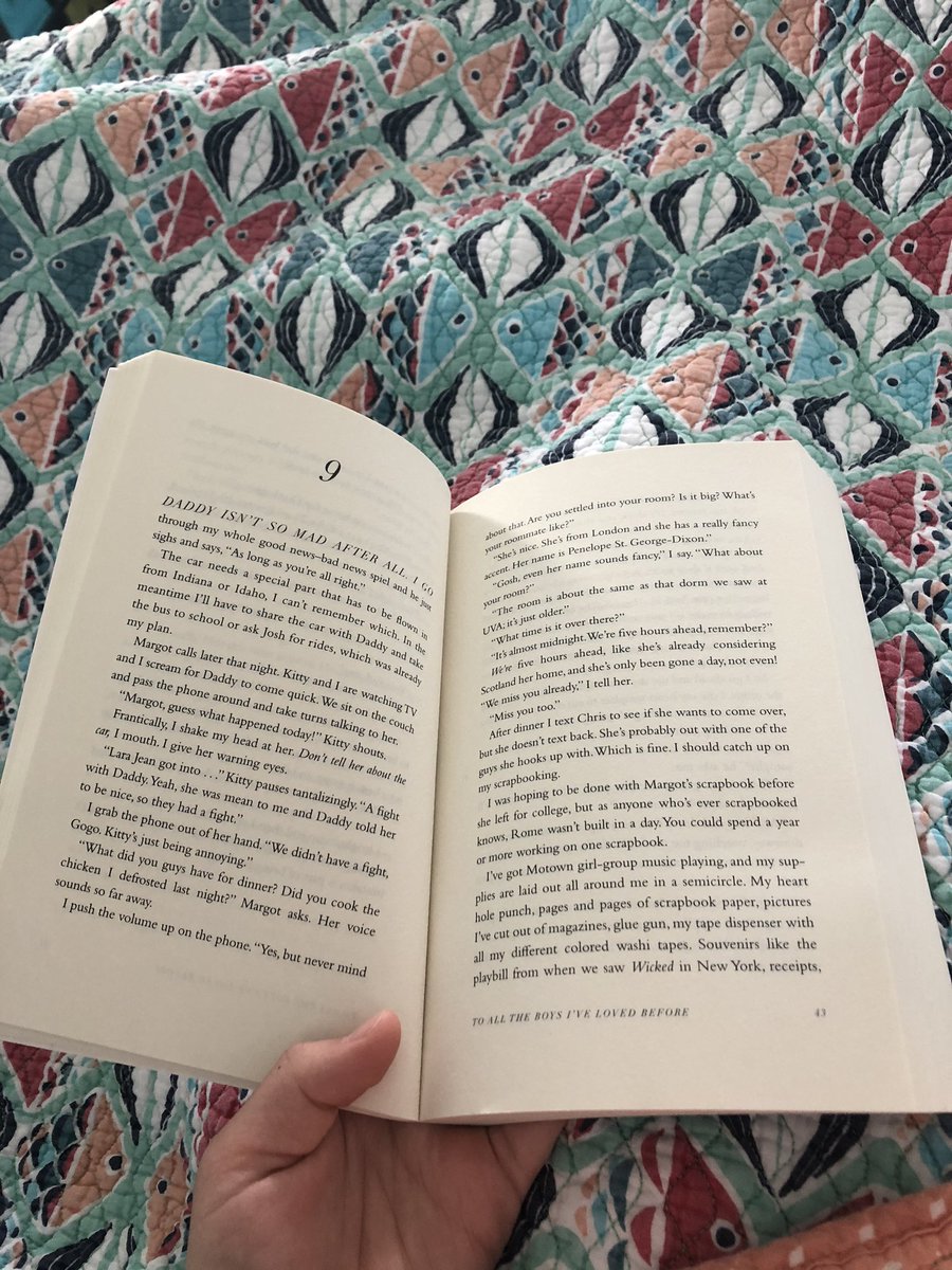 JennaHerchler's tweet photo. Reading To All the Boys I’ve Loved Before so I can compare it to the movie on Netflix 📖 #vhsreads https://t.co/HS1KlA3kKI