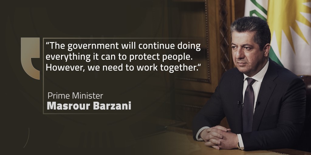 masrourbarzani's tweet photo. We will do everything in our power to alleviate the health and economic impacts of the #coronavirus on Kurdistan. But we must do it together.

#پابەندین 
#COVID19 https://t.co/8n1CFAMHtA