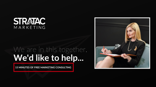 StratacM's tweet photo. Business slowing while applying social distancing?  We'll review your website or your social media via zoom, for 15 minutes FREE. We'll give you insights and tips that you can implement yourself. Email office@stratacmarketing.com to request a time. #marketing #covid19support https://t.co/2DxyHfXzoK