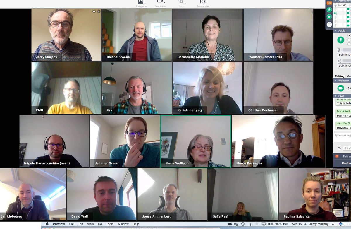 Jerry D Murphy (@jerrydmurphy66) on Twitter photo Fourteen countries of <a href="/IEABioenergy/">IEA Bioenergy</a> #biogas Task met online in lieu of scheduled Toronto meeting. Conducted 5 hours of detailed discussion on work programme. Is this the way forward for #decarbonisation? Do we really need to fly so much? Fourteen countries of <a href="/IEABioenergy/">IEA Bioenergy</a> #biogas Task met online in lieu of scheduled Toronto meeting. Conducted 5 hours of detailed discussion on work programme. Is this the way forward for #decarbonisation? Do we really need to fly so much?