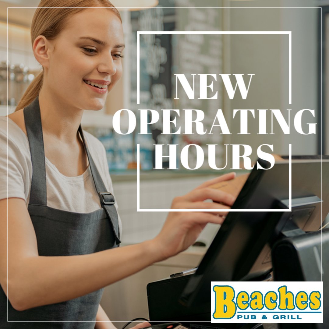 We will be open today from 11:30 to 7:00.