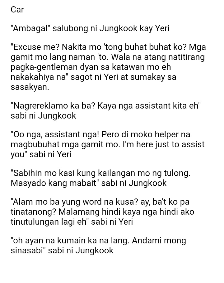 A Thread From Forjungri2 Jungri Tagalog Au Where Yeri Is Hired As The Personal Assistant Of A Big Celebrity Jungkook How Will