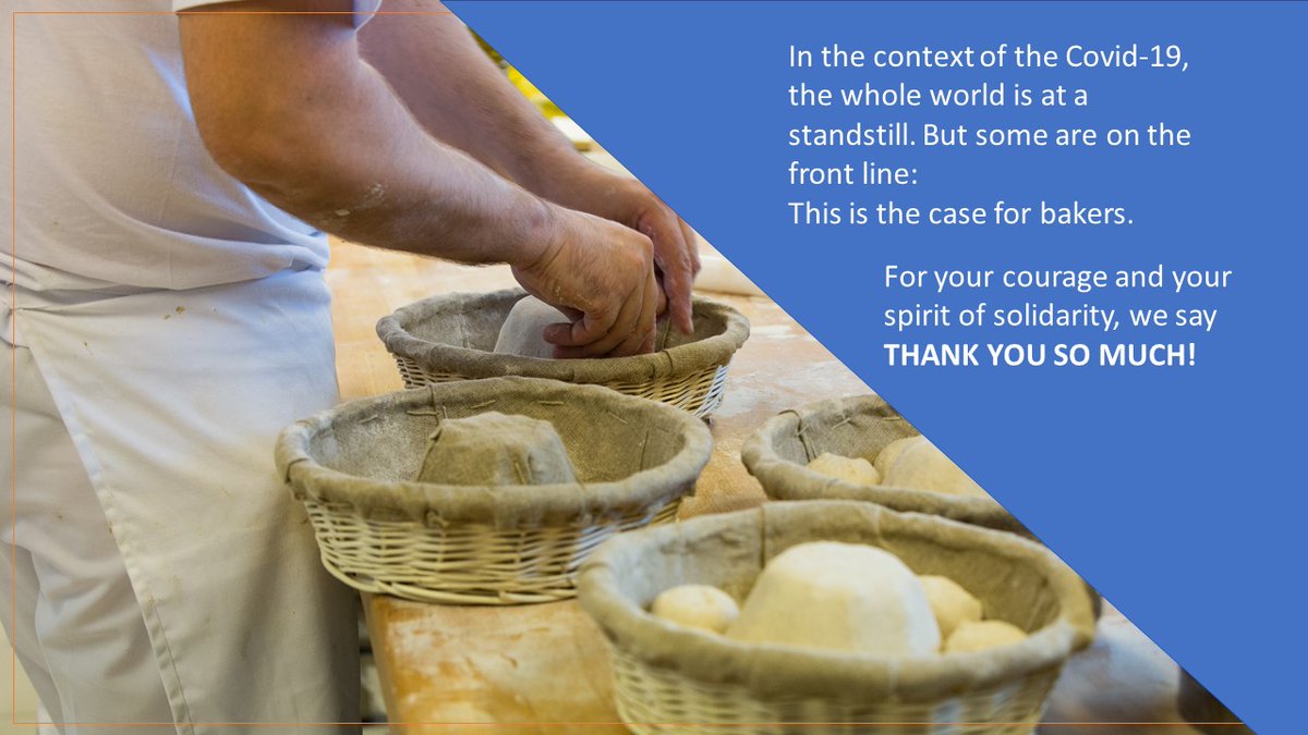 #covid19 Our mission – Working together to better nourish &amp;protect the planet - takes on its full dimension in these troubled times. Like bakers, we apply new measures to maintain our activities so essential to our daily diet. 
#stayhome #staysafe #solidarity #bakers