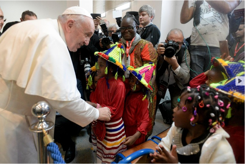 M_RSection's tweet photo. “Father we want to be a Church that fosters a culture that welcomes, protects, promotes and integrates; that does not stigmatize, indulge in a senseless and irresponsible condemnation of every immigrant as a threat to society” Pope Francis https://t.co/14cXTqA3cI