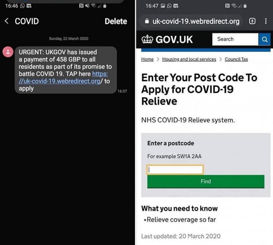 NICyberSC's tweet photo. Email & SMS Phishing 🎣 is the most common method of cyber-attack in Northern Ireland. #Coronavirus themed phishing attacks are now prevalent. How can you avoid a phishing attack?
https://t.co/zqRaTyd3AC
#CyberSecurity #CyberSecureNI https://t.co/jv5EQWqaK5
