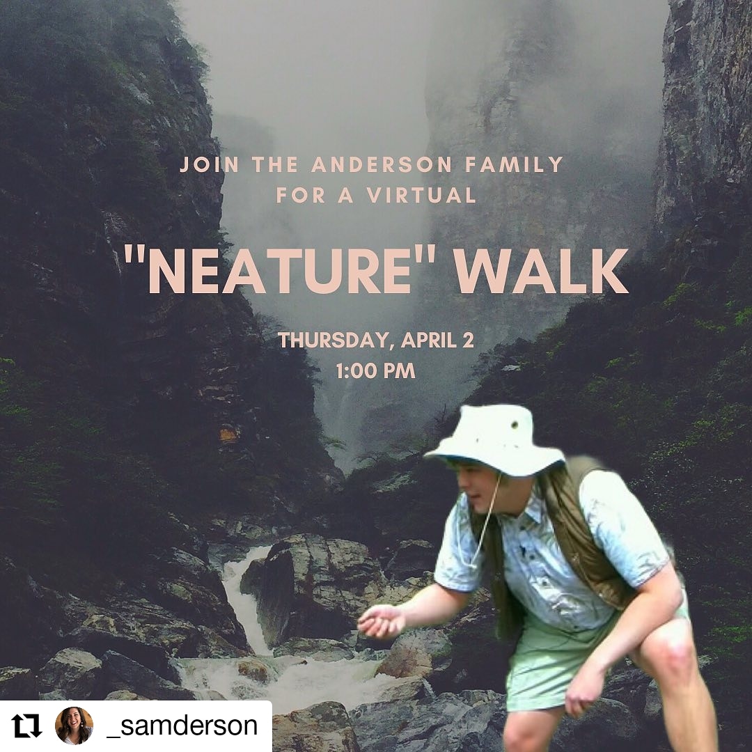 STEAM_MS's tweet photo. Join my family on a virtual walk next Thursday 4/2 at 1:00 pm!

#STEAMtalks #STEAMwalks #steamlearns
#Repost @_Samderson https://t.co/Tb6ewigY1y