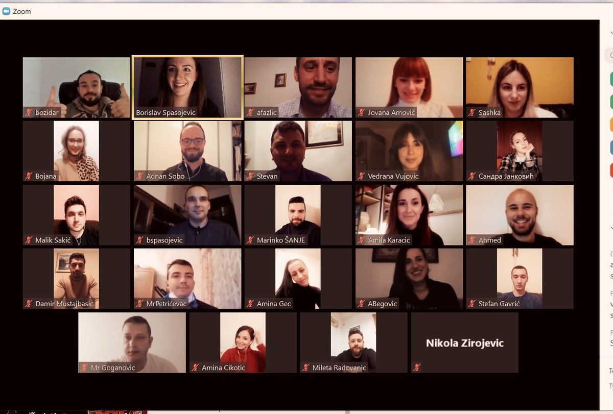 #ALPI 🇧🇦 and 🇲🇪 finally meet, albeit online. Thank you all for a very productive discussion about your community work in this new and challenging environment. Lots of great input on what we can do jointly to help those in need. <a href="/USAID/">USAID</a>BIH @USAID <a href="/NEDemocracy/">NEDemocracy</a> <a href="/USEmbassySJJ/">US Embassy Sarajevo</a> @cepps