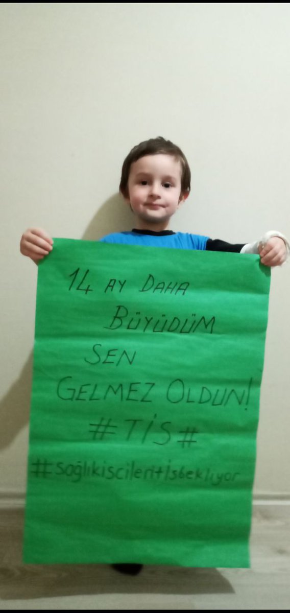 Çocuklarımız için #saglikiscileritisbekliyor