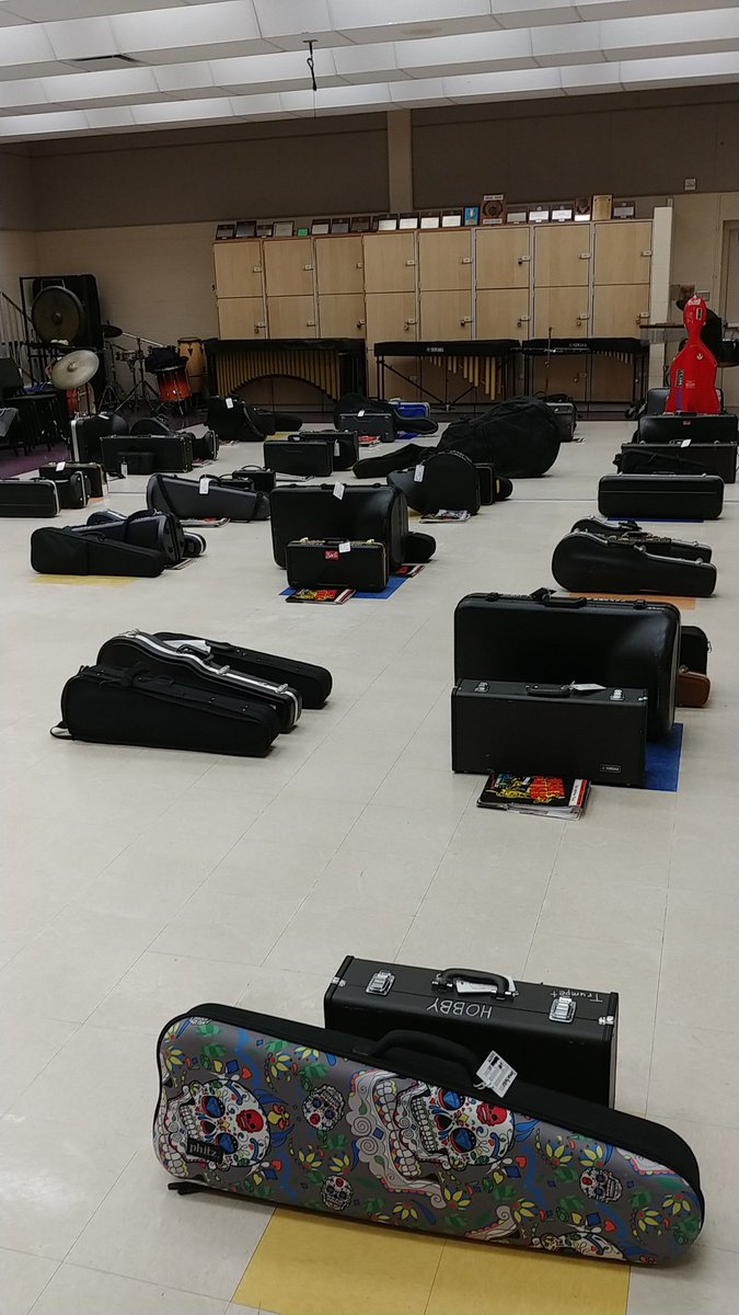 hobbyband's tweet photo. Ready for Instrument distribution! https://t.co/JowZY3wgBJ