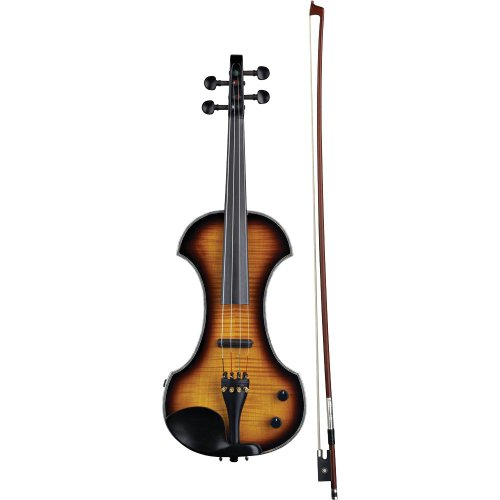 Another choice I had to make was between an acoustic violin & an electric violin. While I tend to prefer the sound of an acoustic violin, the decision was made easy by the ambient noise from the son watching "My Neighbour Totoro" for the millionth time on the TV. Electric, it was