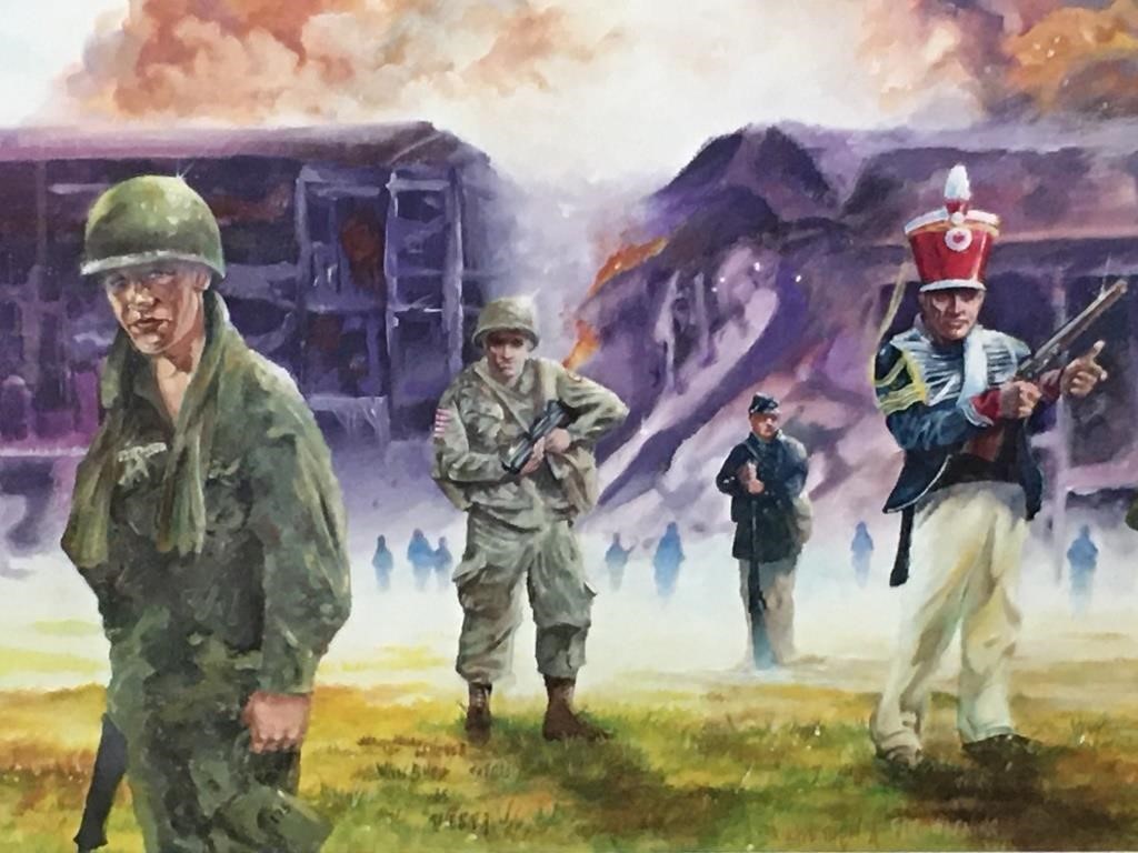 atc_auction's tweet photo. ⭐️ Colossus Stirs Artwork Limited Edition ⭐️ 
Signed and number “Colossus Stirs” artwork based off the events of September 11, 2001. #319 of 1000.
44” x 31”
Bid NOW at https://t.co/Qy3ddfEMvV

#art #limitededition #artprint #artprintsforsale https://t.co/ZX5XkUCwlG