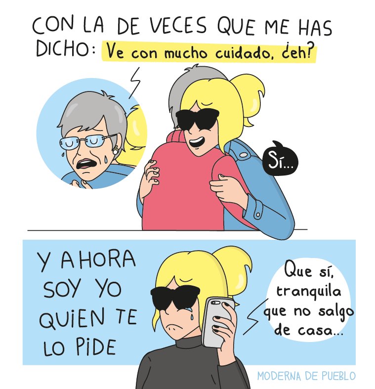 ModernaDePueblo's tweet photo. Contradicciones bonitas de estos días: preocuparte de quien solía preocuparse por ti. https://t.co/8ynIn8burg