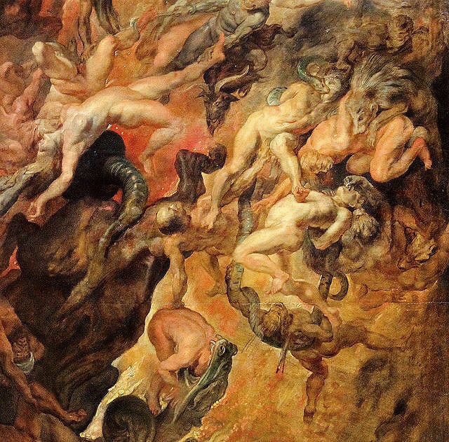 Stendhal_syndro's tweet photo. Peter Paul Rubens- The fall of the damned (detail) https://t.co/WT3ycN9azh