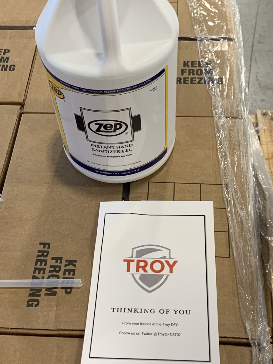 Thanks <a href="/TroyDFC6707/">THD DFC #6707</a> for the Hand Sanitizer! @JohnKossick @kellygirlthd @5833Mdo <a href="/SMeyerTHD/">Saige M</a> <a href="/DWoodTHD/">Dan Wood</a> <a href="/Iammoe77/">Mary Morris (Moe)</a> <a href="/LenShuba/">Len Shuba</a>