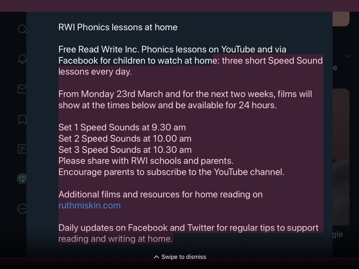 sjvblackpool's tweet photo. Reception - please use the YouTube link to access daily sound lessons at home. These are available on Ruth Miskin’s Facebook page too.
https://t.co/NIOUemAdxn
Also, there are lots of books/resources for you use on the Oxford Owl site. Enjoy 📚👍🏻🌟 #SJVClassRR #SJVClassRM https://t.co/ErfoMVAUJi