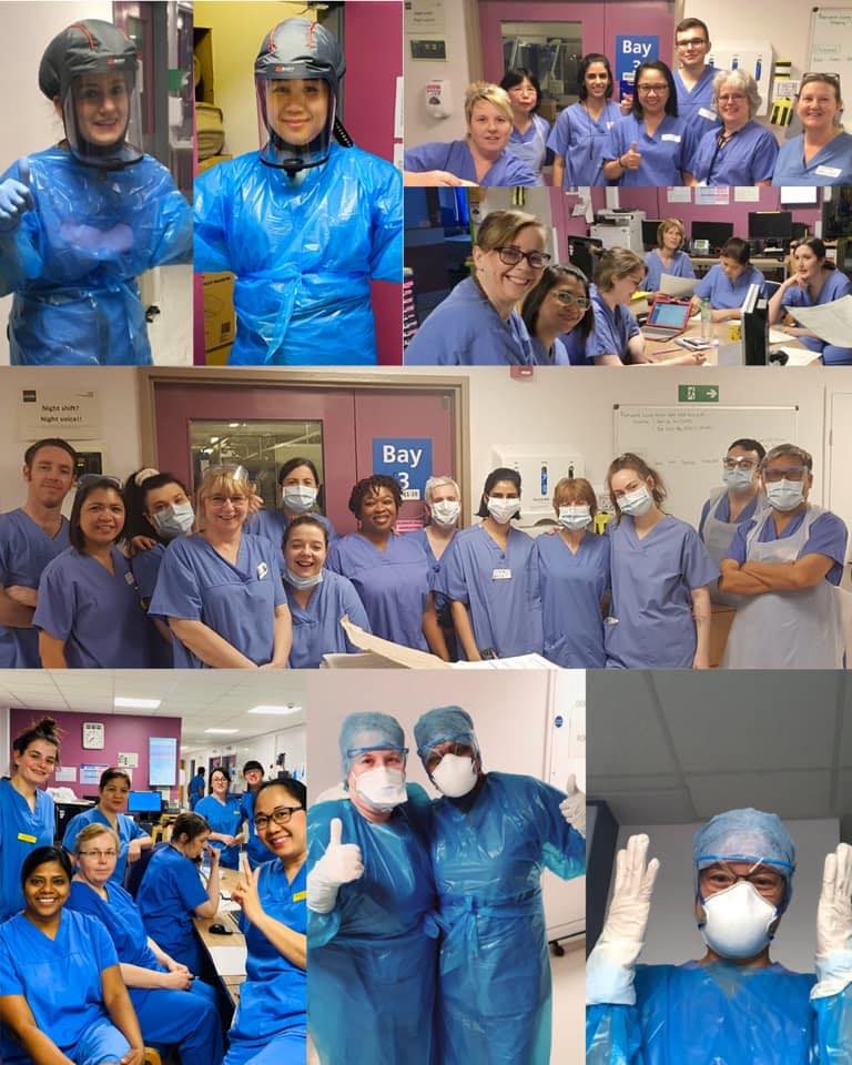 Say hello to some of our Covid 19 warriors at York Hospital. Thank you for all that you do 🙌🤩💪 #OurNHSPeople