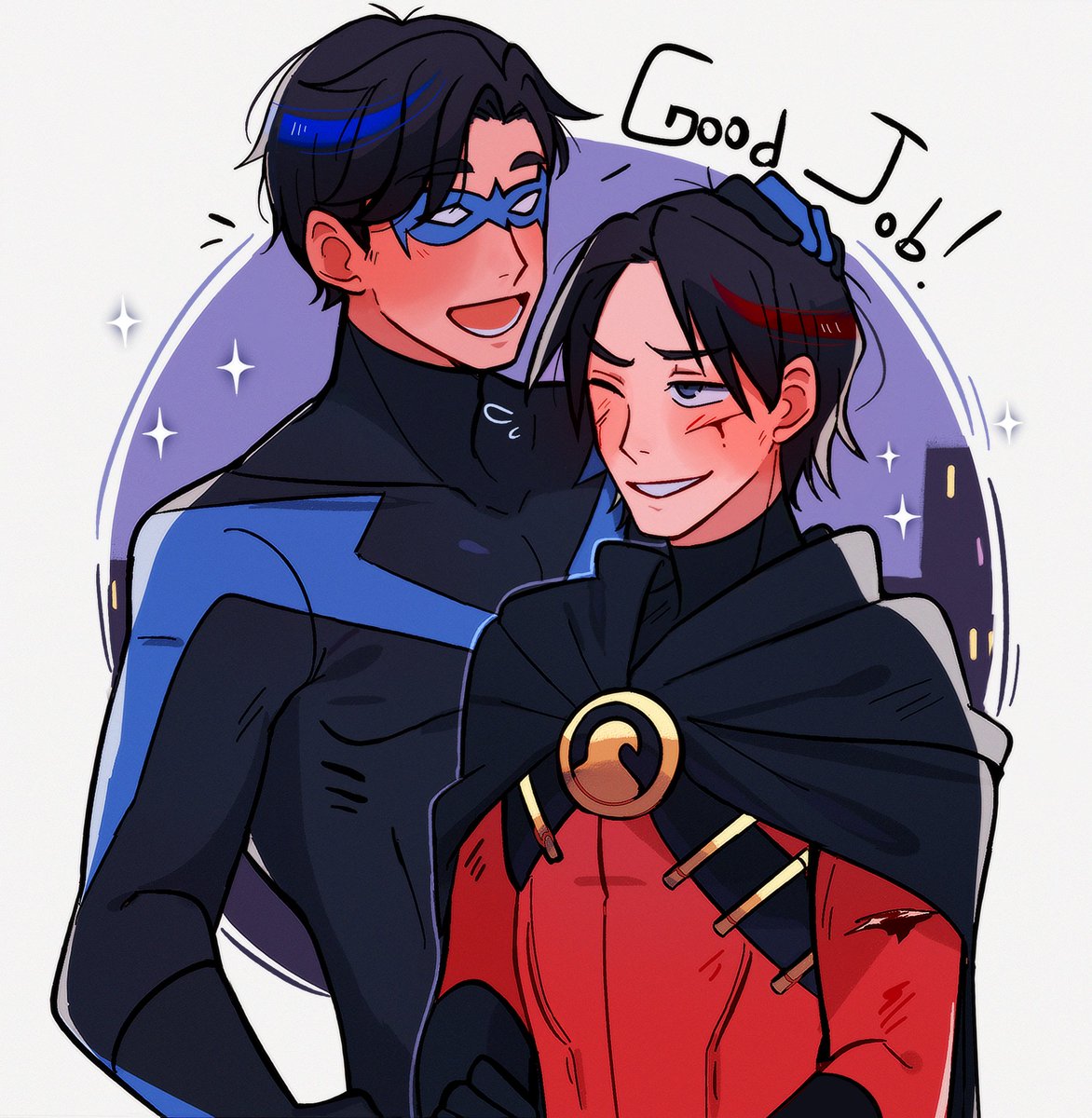 huyandere's tweet photo. their duo makes me super emotional #batfamily https://t.co/vOddlfh60T