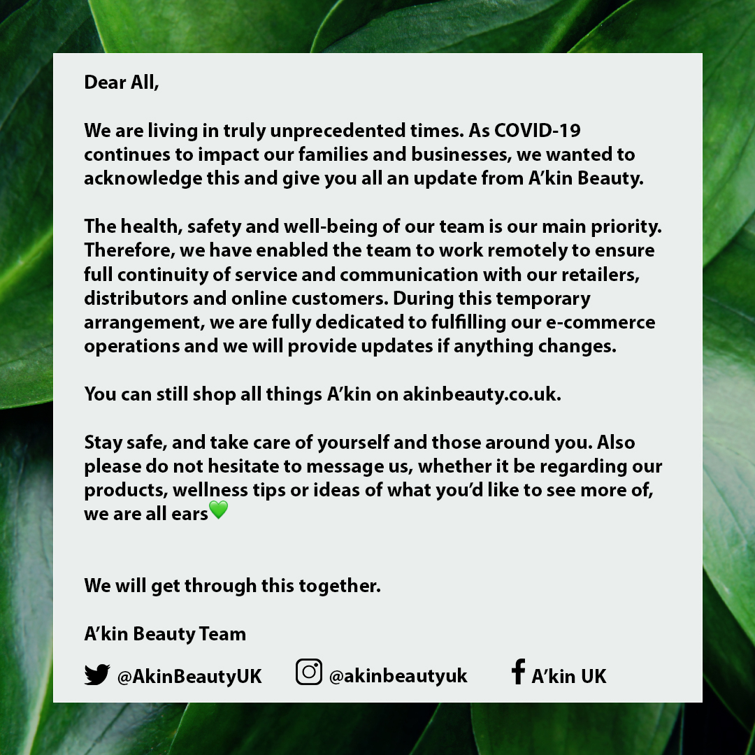 Stay safe everyone💚