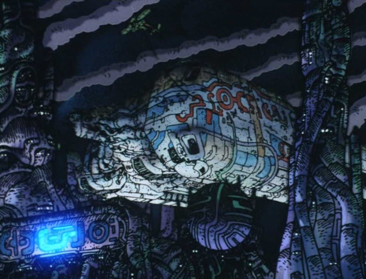 3) Dragon's Heaven (OAV ; 1988)Ohira, Yamashita et les frères Kobayashi côte à côte pour de l'épique mécanique à la croisée entre du Mœbius et du Nausicaa. Ça donne un anime donc l'esthétique particulière le rend assez unique encore aujourd'hui