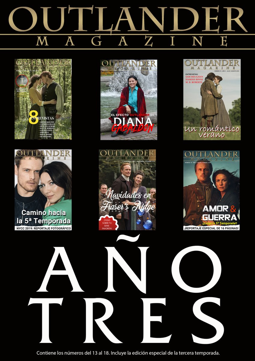 Outlandermag's tweet photo. En mitad de lo que estamos viviendo, tenemos dos buenas noticias para vosotr@s:
1- A primeros de abril estará disponible la edición especial de #OutlanderMagazine dedicada a la tercera temporada.
2- También en abril lanzaremos el tercer anuario de la revista.
Pronto informaremos https://t.co/VGjYw9BjIj