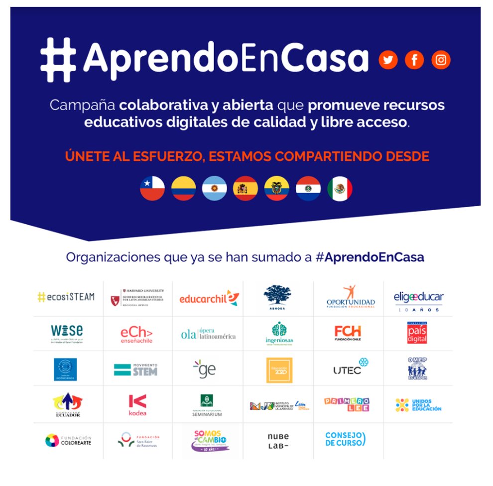 #AprendoEnCasa