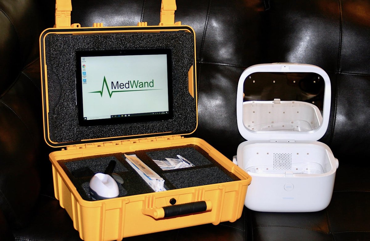 Announcing the debut in #MedWand Kits: the Mobile Screen, Quarantine, Monitor (SQM) DOC. Equipped for the war against the spread of the #coronavirus to provide a solution to help monitor and detect patients who are believed to, or already have, contracted the #COVID19 virus.