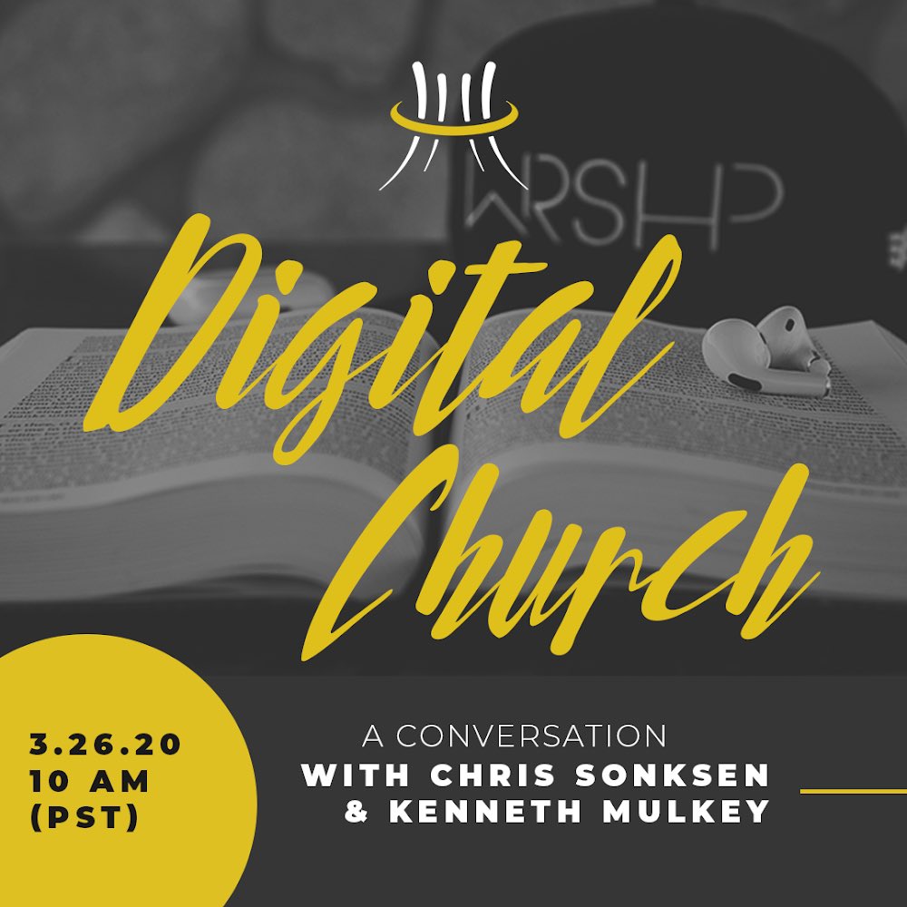 Practical ideas for church on line. 
Join on Zoom for FREE at 10:00 am PST. Meeting ID (777-244-463) We will see you then!