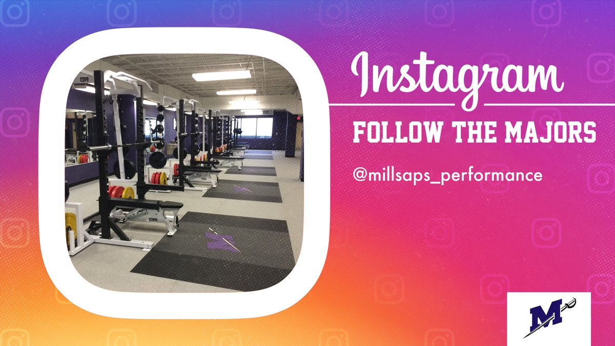 MajorAthletics's tweet photo. Major family....make sure to give our strength and conditioning staff (@CollegeStrength) a follow and tag them in your work-out videos while we are all away from campus!!!
#MajorStrength || #FlipTheM⚔️ https://t.co/x7pJicOJGJ