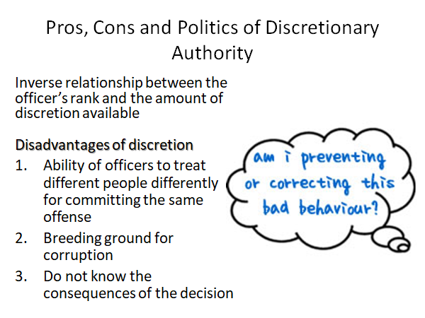 Problematic Aspects of Discretion #MoraineValley  #MVCCOnline2020  #CRJ201