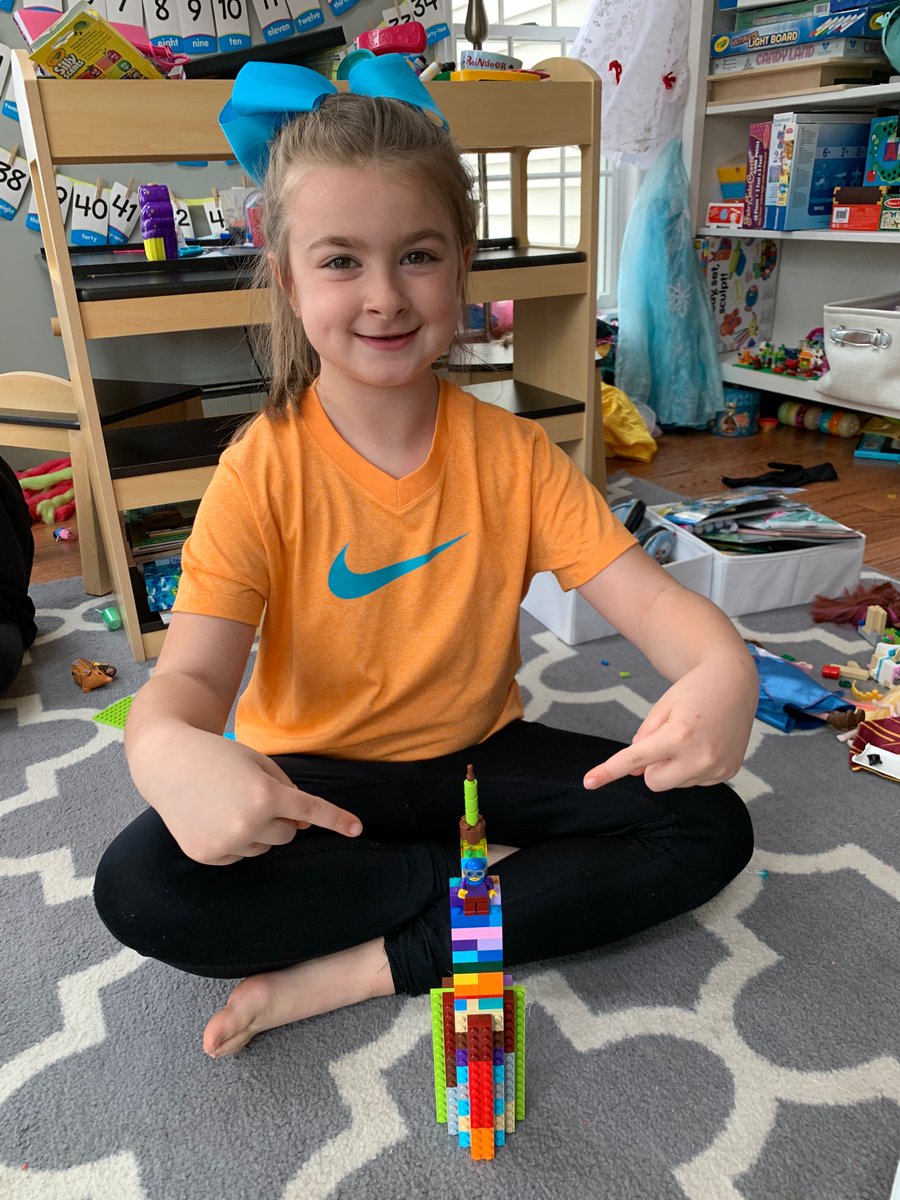 FamilyKashner's tweet photo. @KlotzSusan Here is Kennedy’s rocket! (Please ignore the messy toy room) https://t.co/es8c8ekDbp