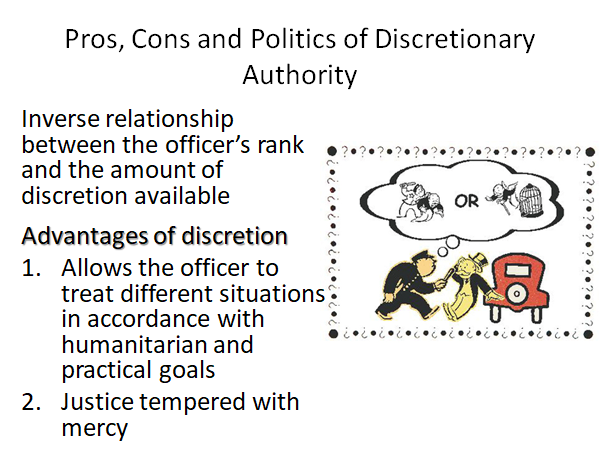 Positive Aspects of Discretion  #MoraineValley  #MVCCOnline2020  #CRJ201