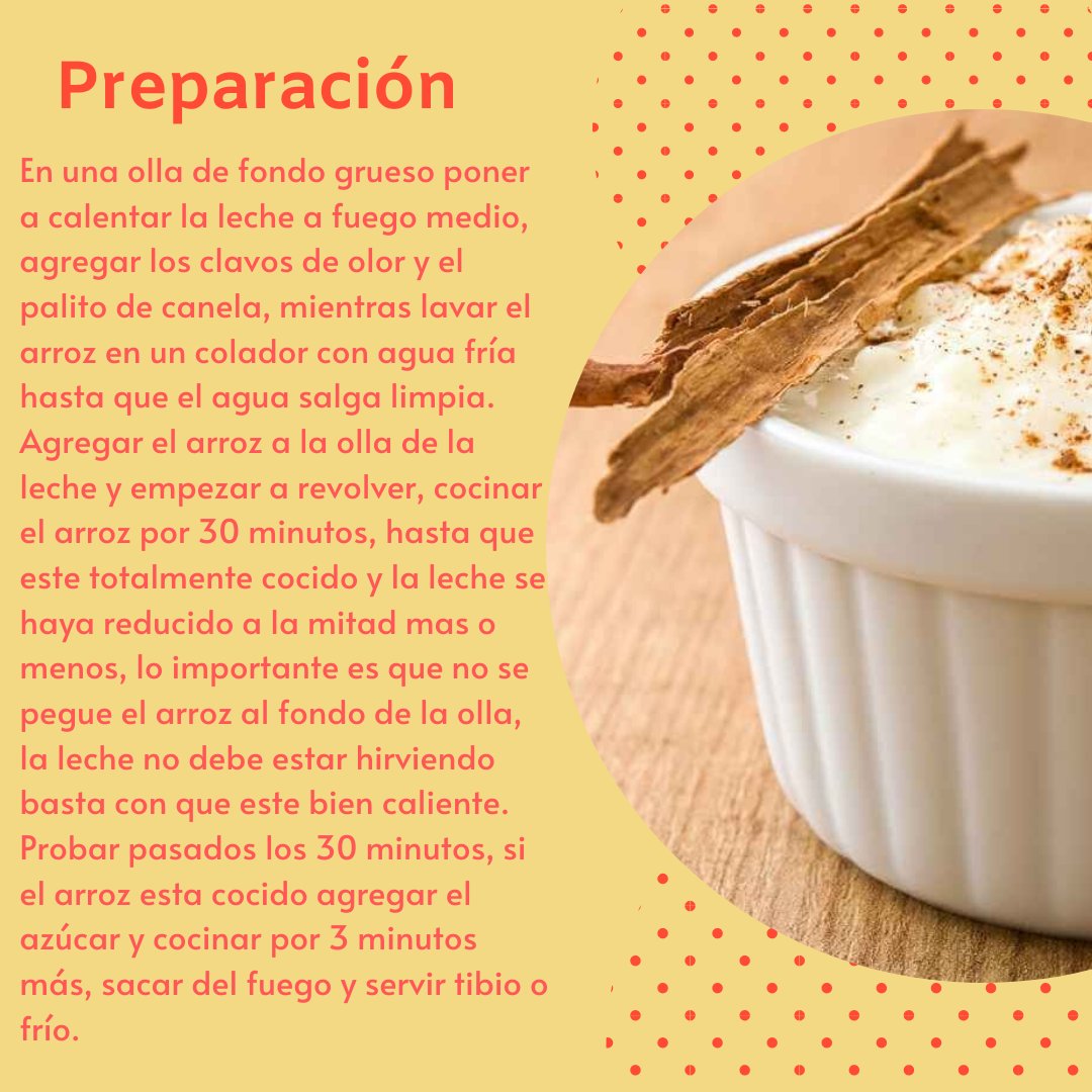 HABStore_KB's tweet photo. Te traemos esta fácil receta de arroz con leche para preparar y compartir en familia, en estos días en casa 💛

#HABStore #kitchen #HABreceta #cocina #postre #arrozconleche #receta #mequedoencasa
#chile #encasa https://t.co/hUHKHj03j8