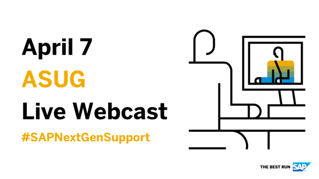 Benjamin_Wilk's tweet photo. Join the live April 7 #ASUG webcast. ๐ง ๐ฌ Learn how to choose the right channel for your questions -- Expert Chat, Schedule an Expert, and Schedule a Manager for your SAP solution. #SAPNextGenSupport Register today at https://t.co/zj1ukhMo8c https://t.co/XpD16HfJwF https://t.co/x9UtC3hHdg