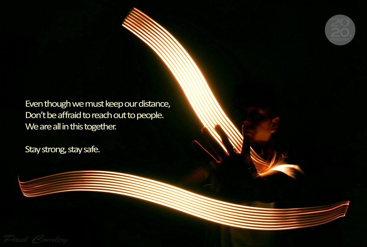 A little message to the world.
Please share so people know that they aren't alone.
#2020Imagery
#oneworldonepeople #covid_19
#paintingwithlight #lightpainting