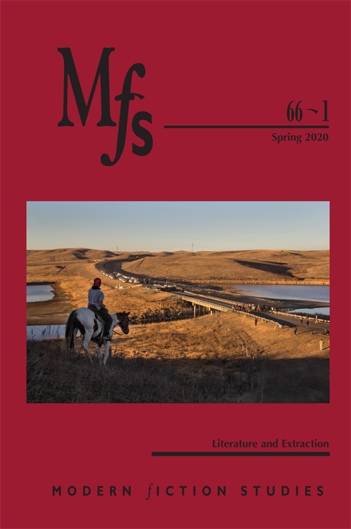 Glad to announce, you can now read a digital copy of "Literature in an Age of Extraction" on Project Muse:   (muse.jhu.edu/article/751423). This our introduction to the special issue of Modern Fiction Studies (66.1) on the Literature and Extraction. #ExtractionStudies #Extractivism