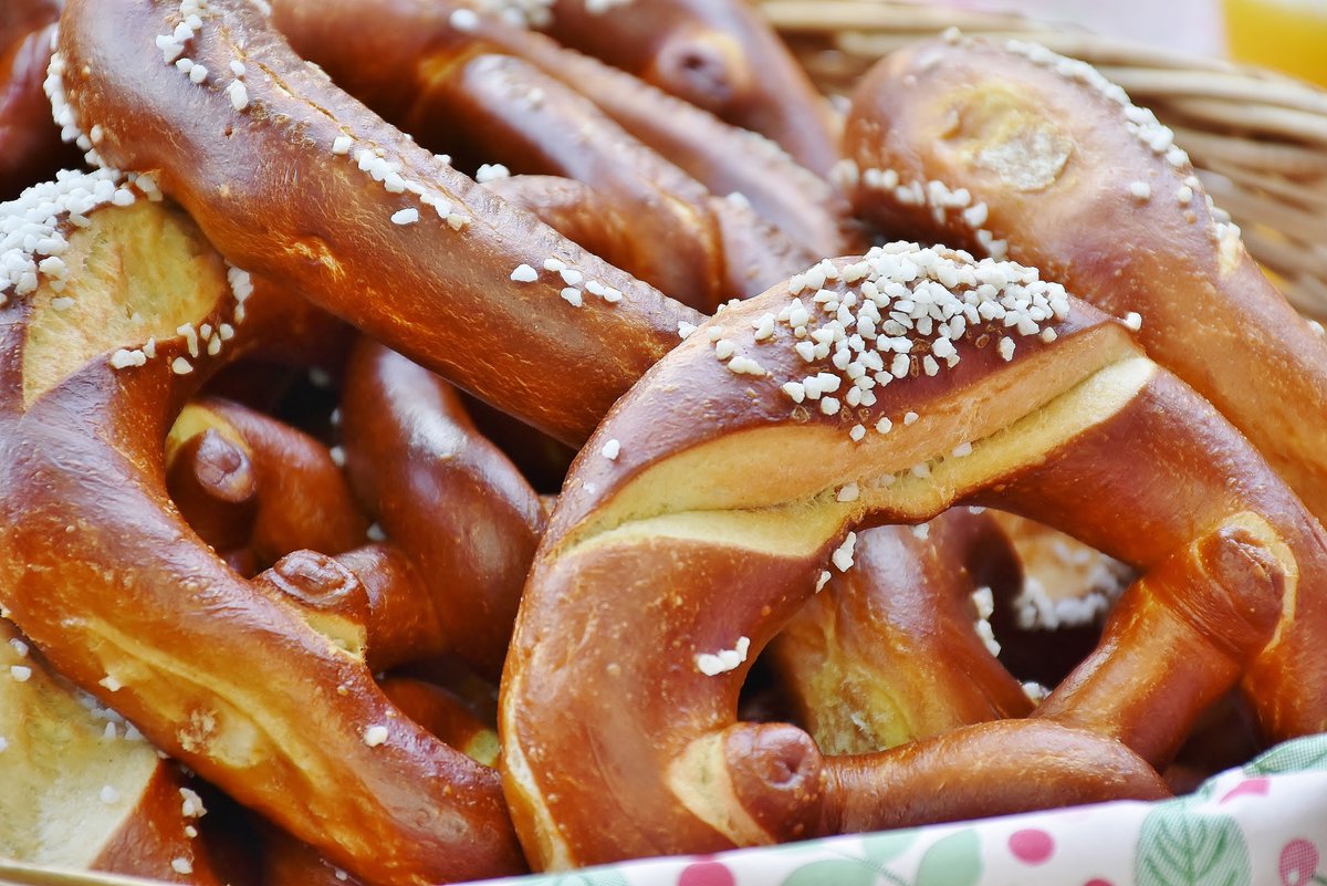 #Sourdough pretzels, soft and chewy.  Salty.  Make sourdough pretzels at home with a sourdough starter culture from San Francisco, Paris, or Vienna, available from wild-culture.com #Bake #RealBread #WildCulture #yeast