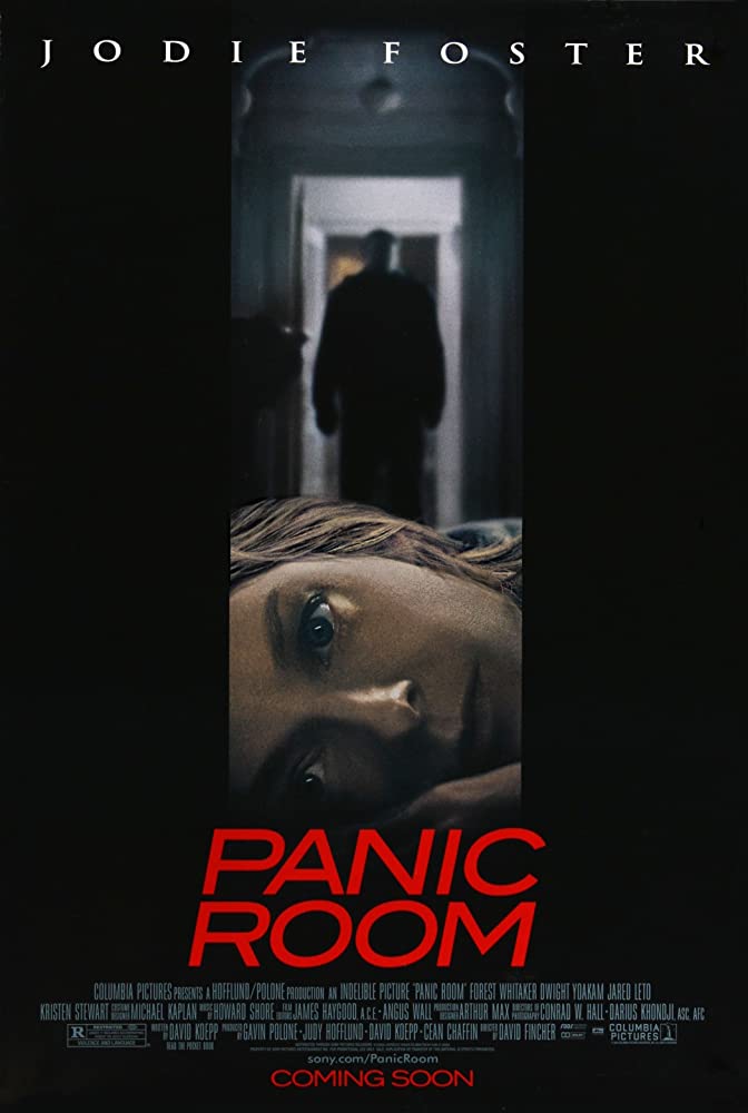  #PanicRoom (2002) David Fincher's most underrated movie, it's a really good thriller with some awesome scenes and really stylish, the one setting is very intriguing and used to it's fullest. And oh Casting Jodie Foster and Kristen Stewart as mother daughter is top notch casting.