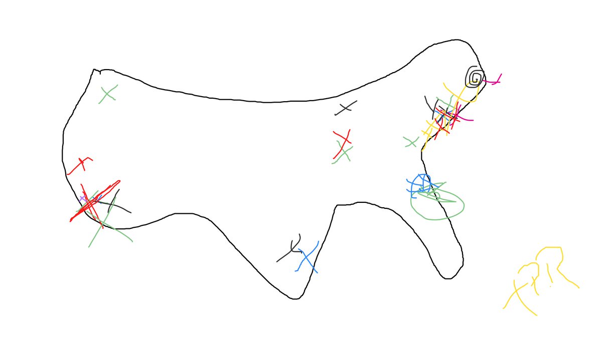 DThompsonWZ's tweet photo. Having fun on Zoom today with a client! Attempting to connect about 80 people on the chat. My attempt at drawing the US with my mouse and then each person marking where they logged in from. #gettingcreative #nottoscale #missingacouple https://t.co/liDqDuGLNO