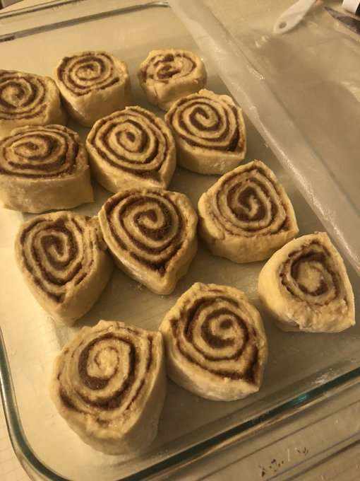 KayDub7117's tweet photo. Ben and Ciara are practicing making #CINaBuns so I figured I'll do the same! Somehow I think in the end their CINaBun will end up being a lot cuter than mine! #CINaBunInTheOven coming soon no doubt! #Cin #WaitingForTheRaise https://t.co/5hrKWtdLt8